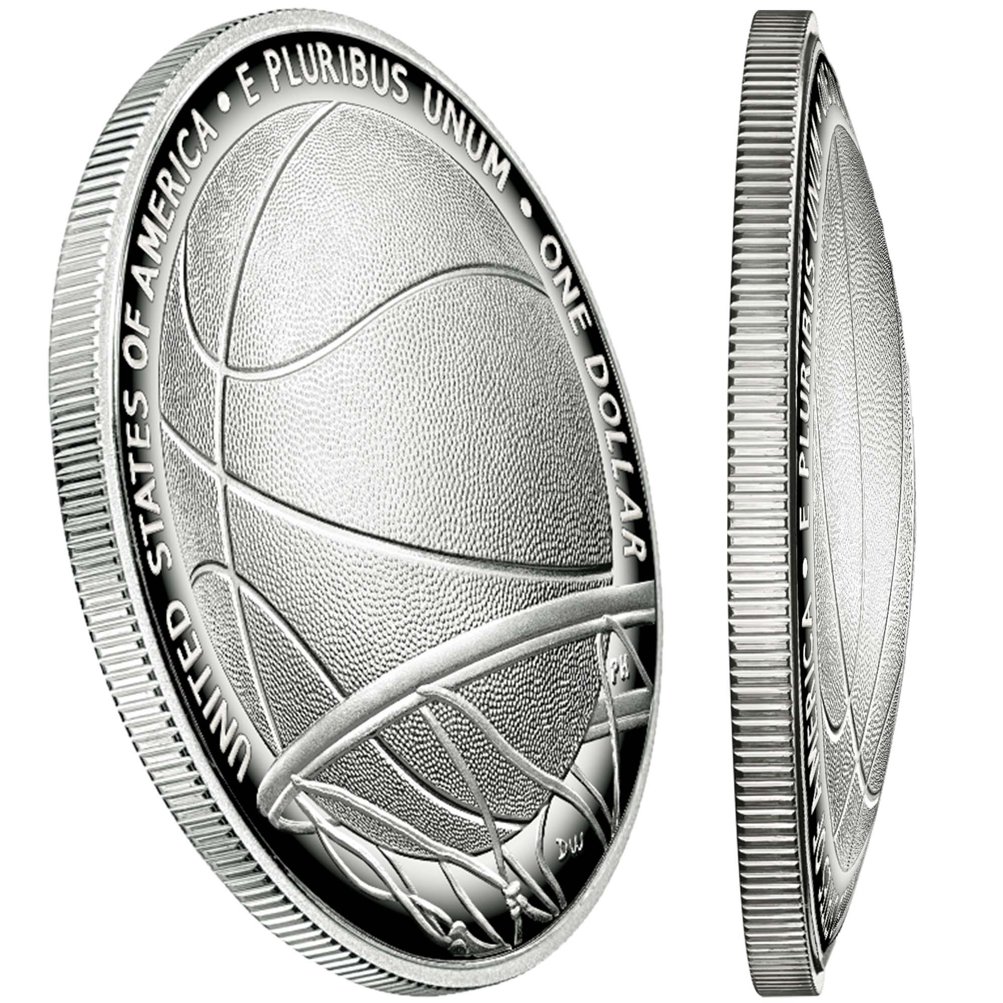 americas first enhanced uncirculated curved coin BEP b Edge
