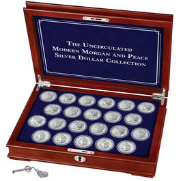 uncirculated modern morgan and peace silver dollar UMP c Chest