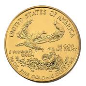 american eagle roman numeral us 5 dollar gold coins G69 b Coin