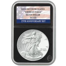 The American Eagle Silver Dollar 25th Anniversary Set S25 6