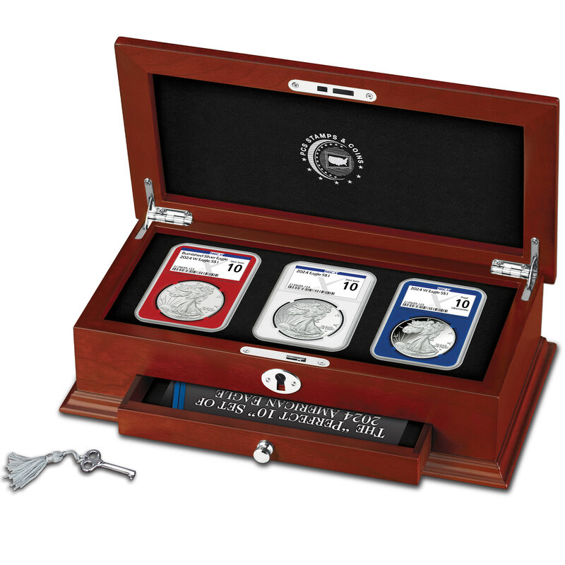 The “Perfect 10” Set of 2024 American Eagle Silver Dollars