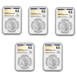 five decade collection of ngcx 95 gem uncirculated MDX d Coins