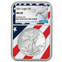 stars and stripes collection of american eagle silver EFC d Slab