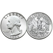 uncirculated washington silver quarters collection WQA b Coin
