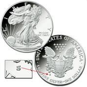 The San Francisco American Eagle Silver Dollar Proof Set ESP 2