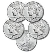 The Complete Collection of US Peace Dollars SPM 1