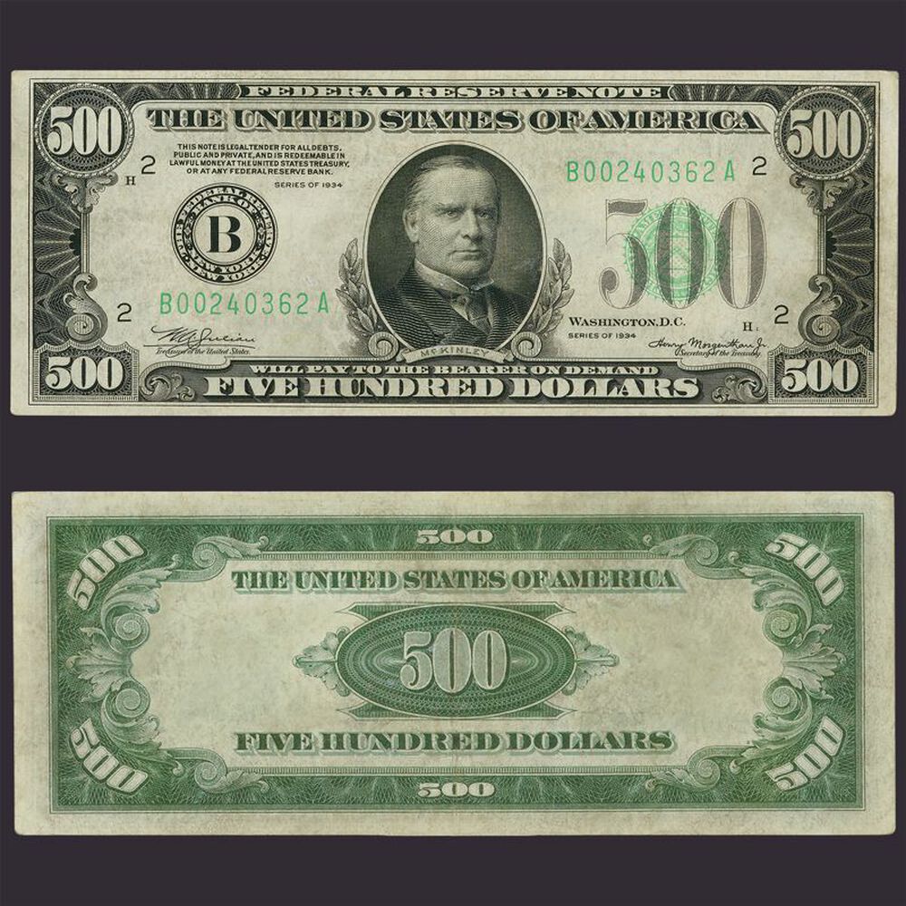 The Last U.S. $500 Bill