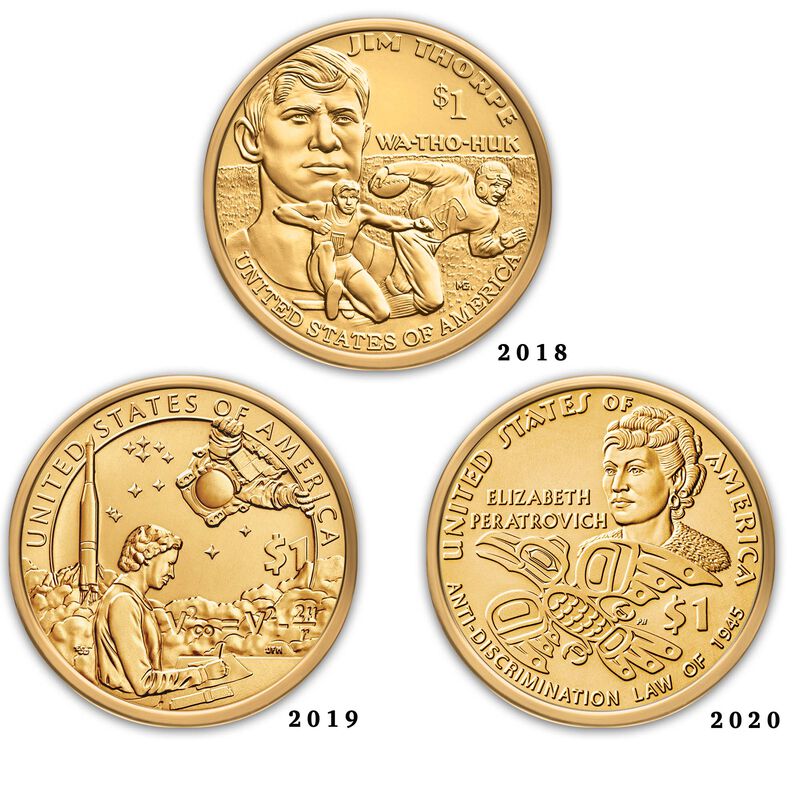 complete sacagawea gold dollar coin collection NPU c Coins