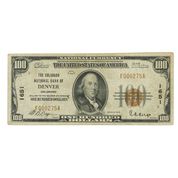 Depression Era High Value US Currency HDN 1