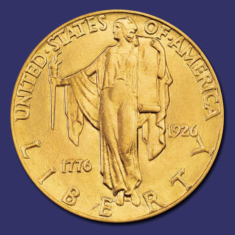 Americas Last Commemorative Quarter Eagle Gold Coin GSQ 1