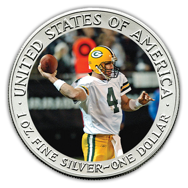 The Brett Favre Milestones Commemorative Coin Collection BF4 4