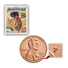deluxe collection of us indian head pennies IPA d Stamp