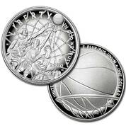 The 2020 Basketball Hall of Fame Proof Silver Dollar BEI 1