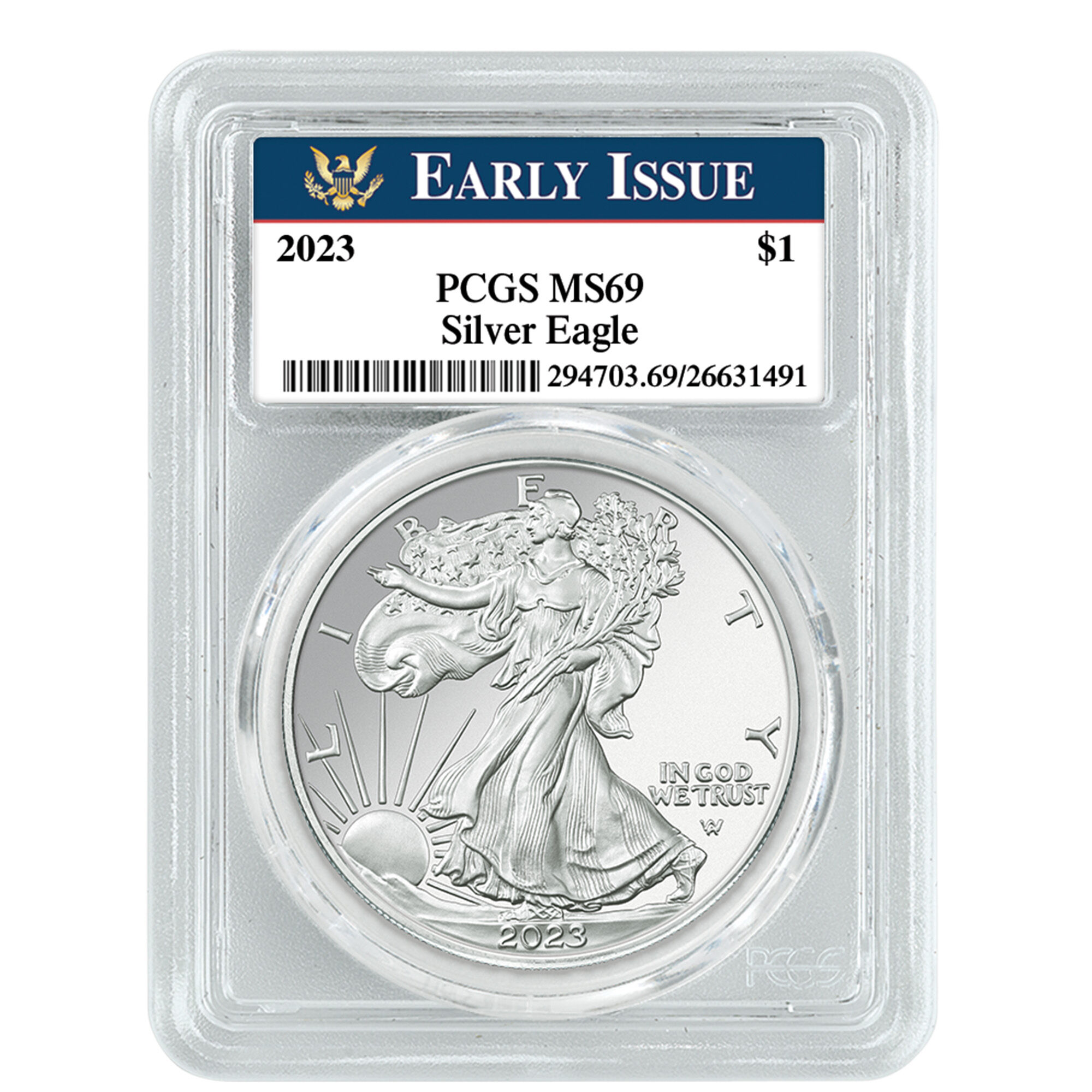 2023 uncirculated american eagle silver dollar U23 a Main