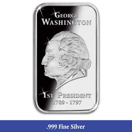 us presidents silver ingot PSN b Ingot