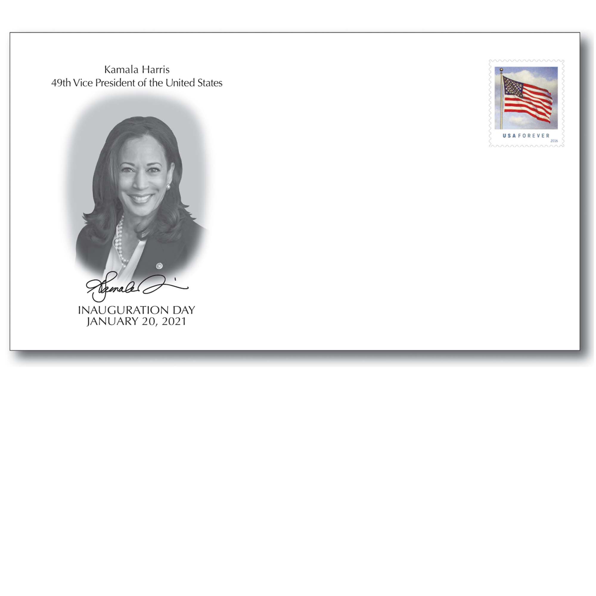 2021 inaugural commemorative covers BAH b Cover