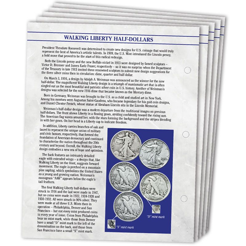 The Ultimate Walking Liberty Silver Half Dollar Collection WHA 4
