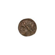 ancient greek poseidon coin APO b Coin