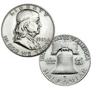 The Complete Benjamin Franklin US Half Dollar Collection BNC 2