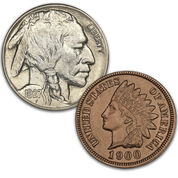 uncirculated collection of indian heads and buffalos PNU a Main