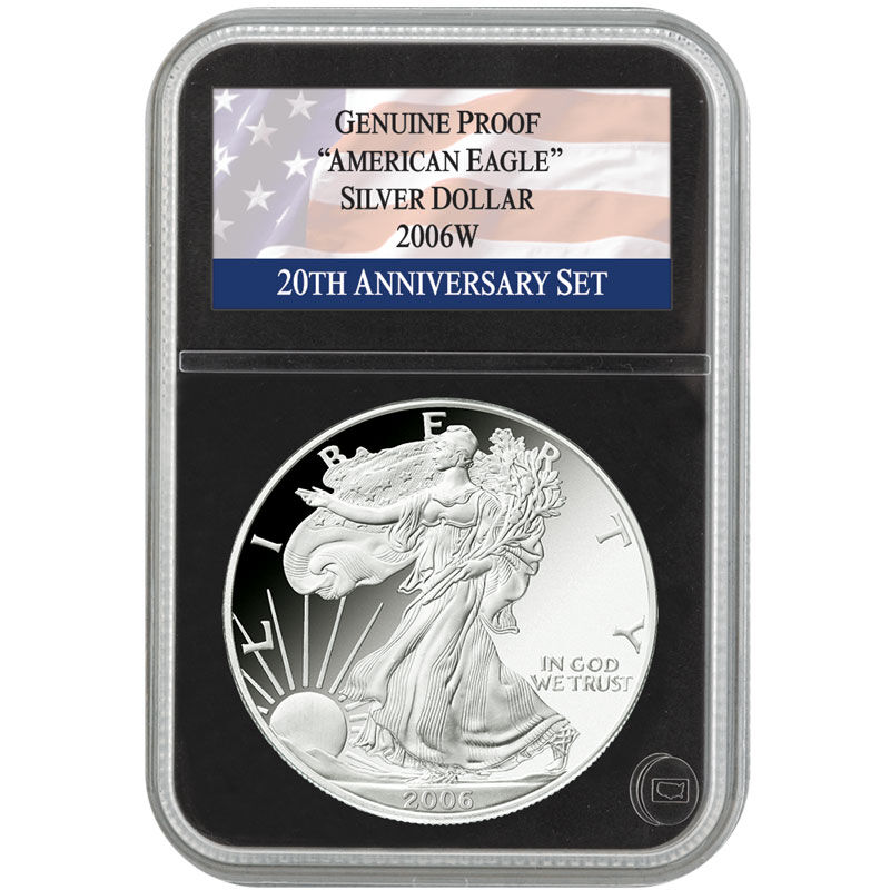 The American Eagle Silver Dollar 20th Anniversary Set ETA 4