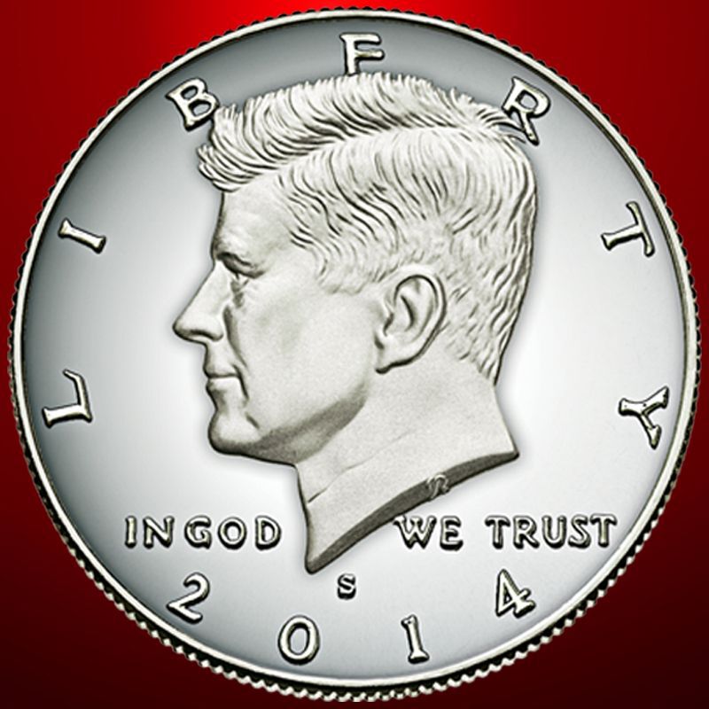 The John F Kennedy Silver Half Dollars Anniversary Edition KSC 3