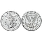 five decade set of uncirculated morgan silver dollars MDR b Coin