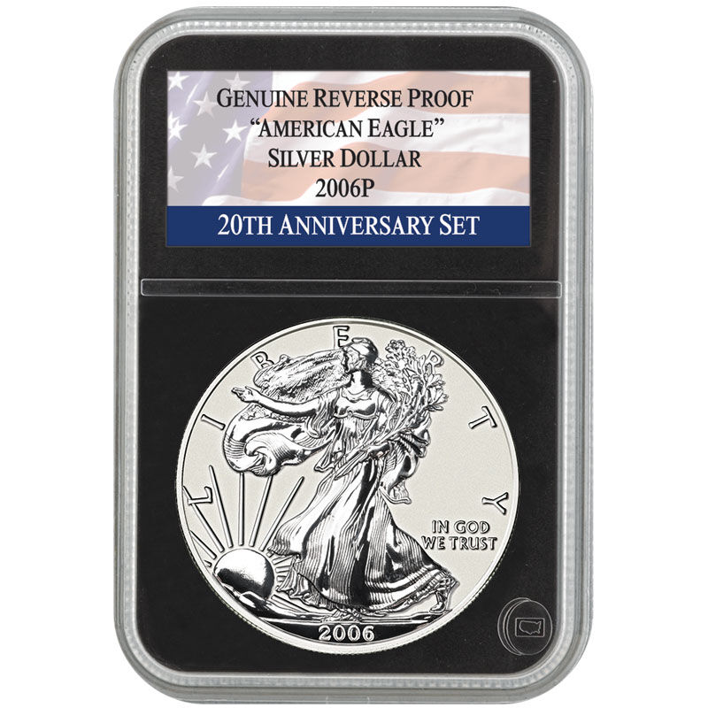The American Eagle Silver Dollar th Anniversary Set