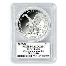 first new design congratulations set proof american MCS b Holder
