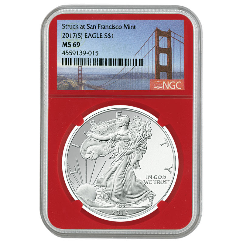 The 2017 Mystery Mint American Eagle Silver Dollars EM7 3