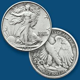 1944 Walking Liberty Half Dollar WH3 1