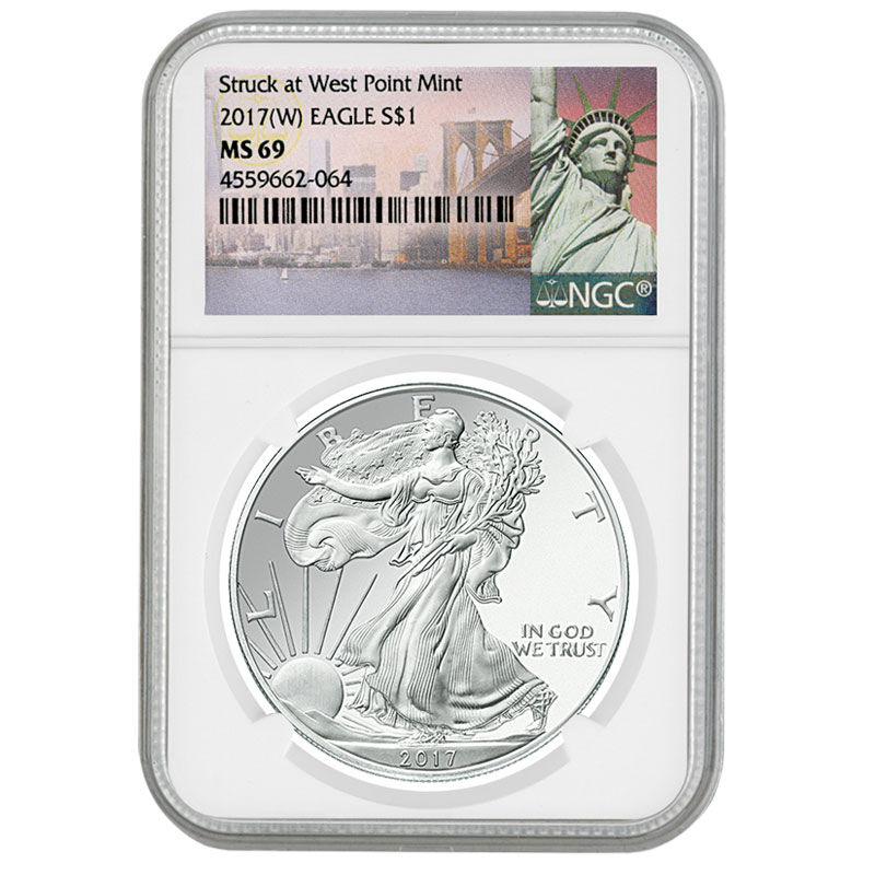 The 2017 Mystery Mint American Eagle Silver Dollars EM7 2