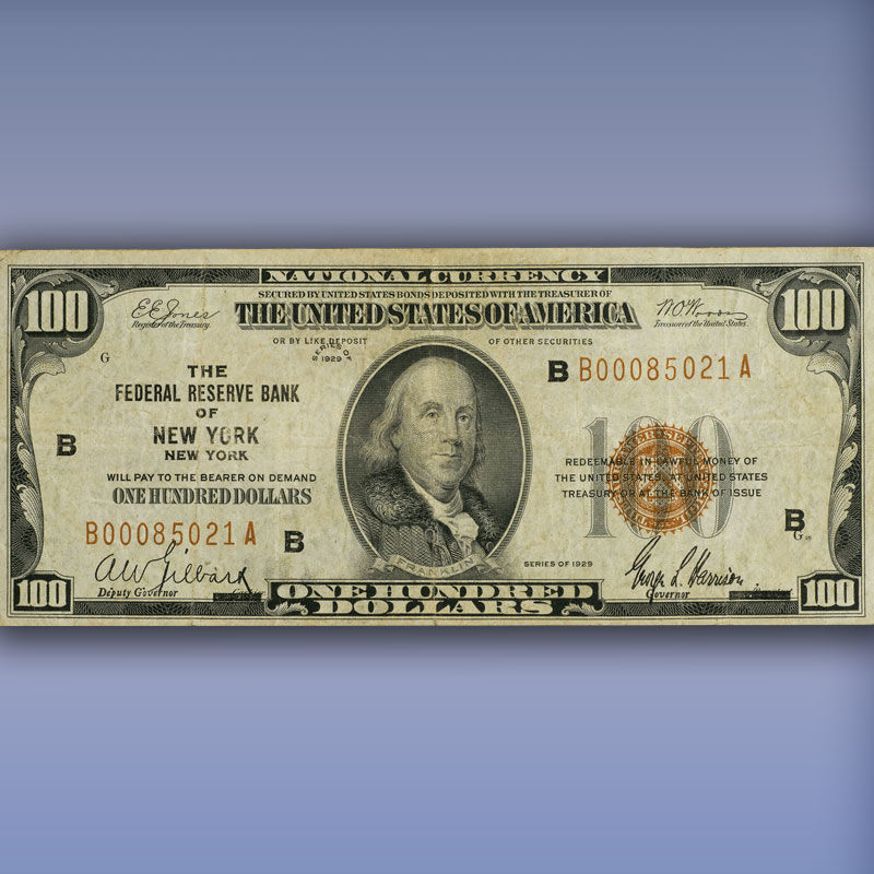 - Federal Reserve Paper Money P 542 UNC 50 Dollars 2013 New York USA 