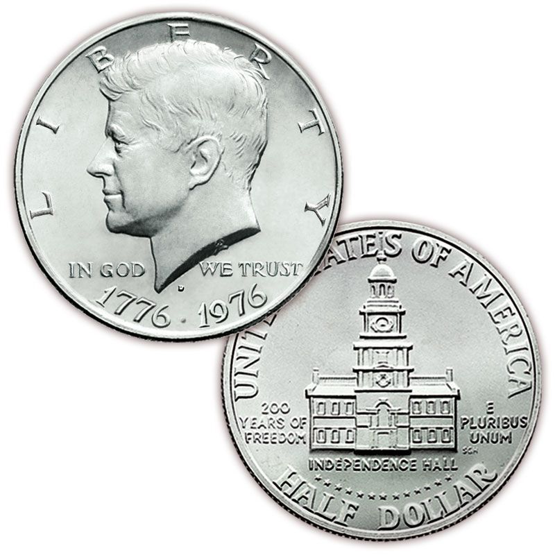 KENNEDY HALF DOLLAR / 2011 P&D JOHN F 2 Coin Set UNCIRCULATED FROM MINT ROLLS 