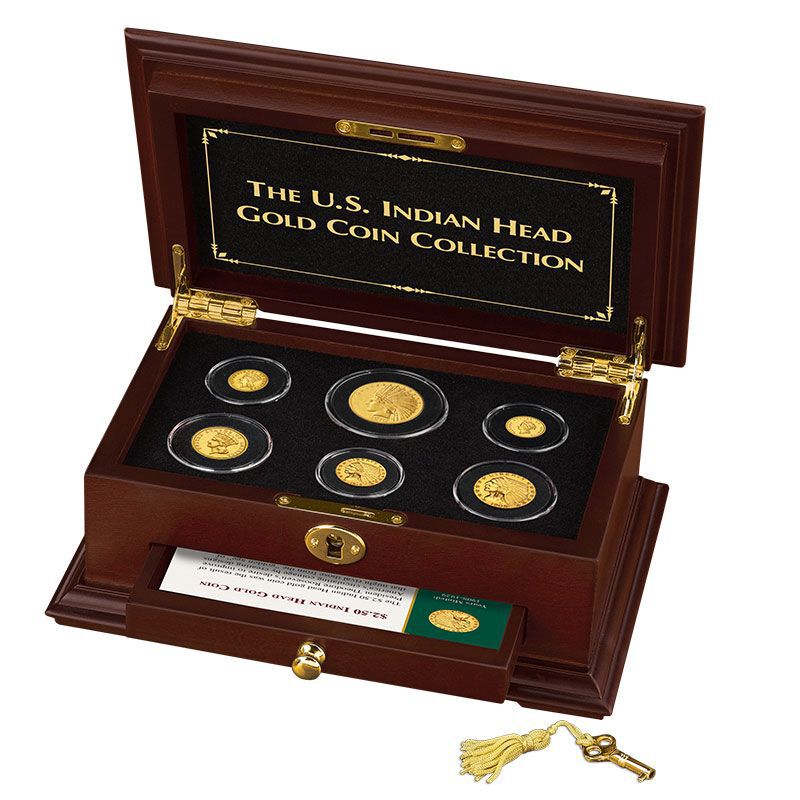The US Indian Head Gold Coin Collection GHI 7