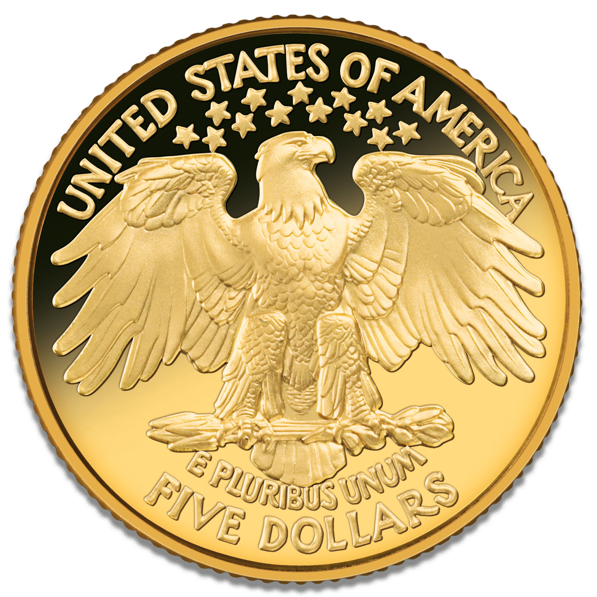 george washington proof gold coin GWB b Coin