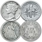 A Century of US Silver Dimes DMS 2