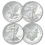 change of design set of uncirculated american eagle ONU b Coins