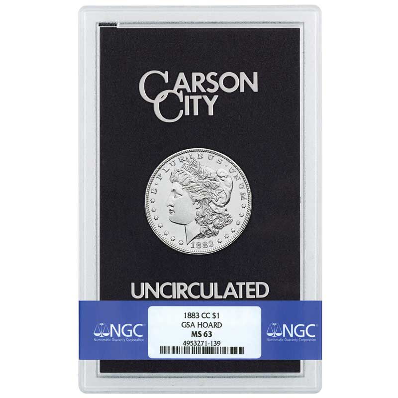 The Select Uncirculated Officially Sealed Carson City Mint Morgan Silver Dollar C64 1