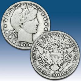 Silver Barber Half Dollar BH3 1