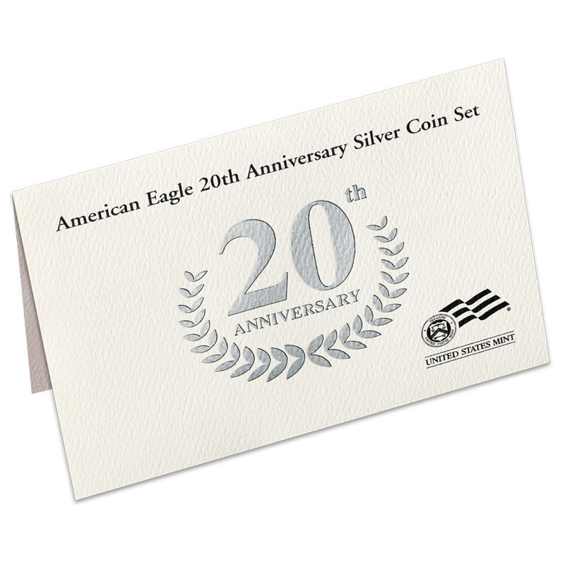 The American Eagle Silver Dollar 20th Anniversary Set ETA 5