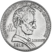 only lincoln silver half dollar CHL a Main