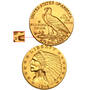 250 indian head gold coin mint collection IQM a Main