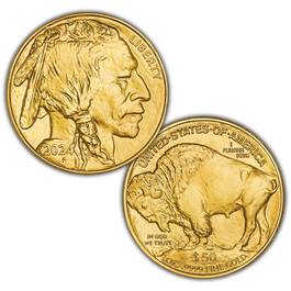 2024 early issue uncirculated american buffalo gold GBU b Coin