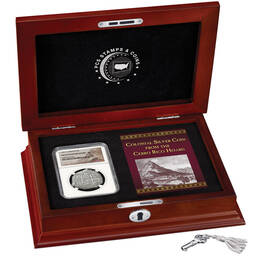 colonial silver coin from the cerro rico hoard NWC g Disp