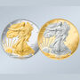 Platinum and Gold-Highlighted American Eagle Silver Dollars, , video-thumb