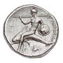 Ancient Greek Silver Taras Coin AST 1