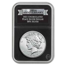 uncirculated peace silver dollar 100th anniversary PCN c slab