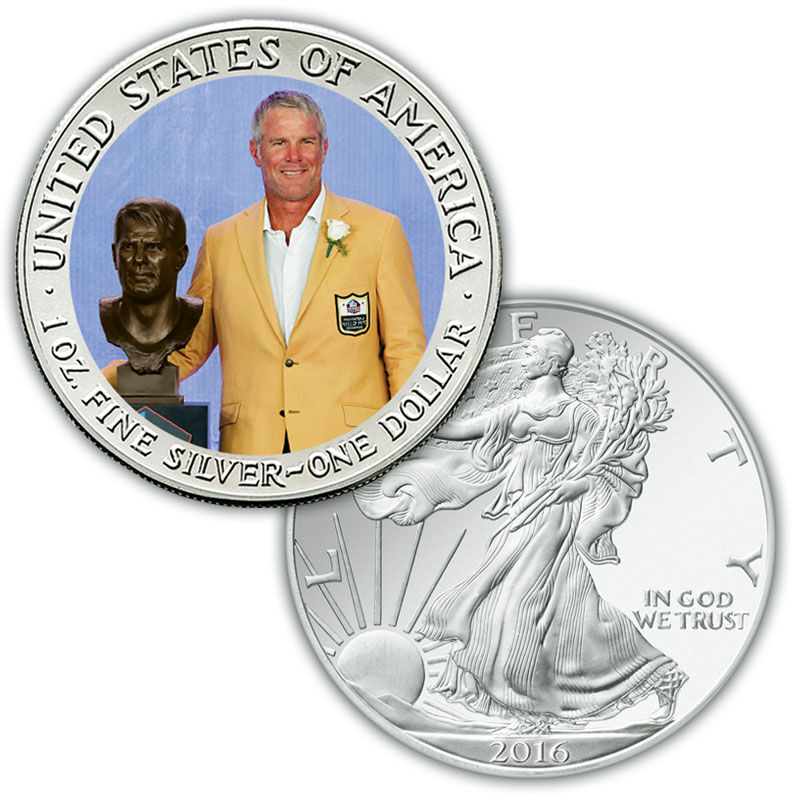 The Brett Favre Milestones Commemorative Coin Collection BF4 1