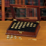 Display Chest With 40 Recesses for Presidential Dollars 150 1